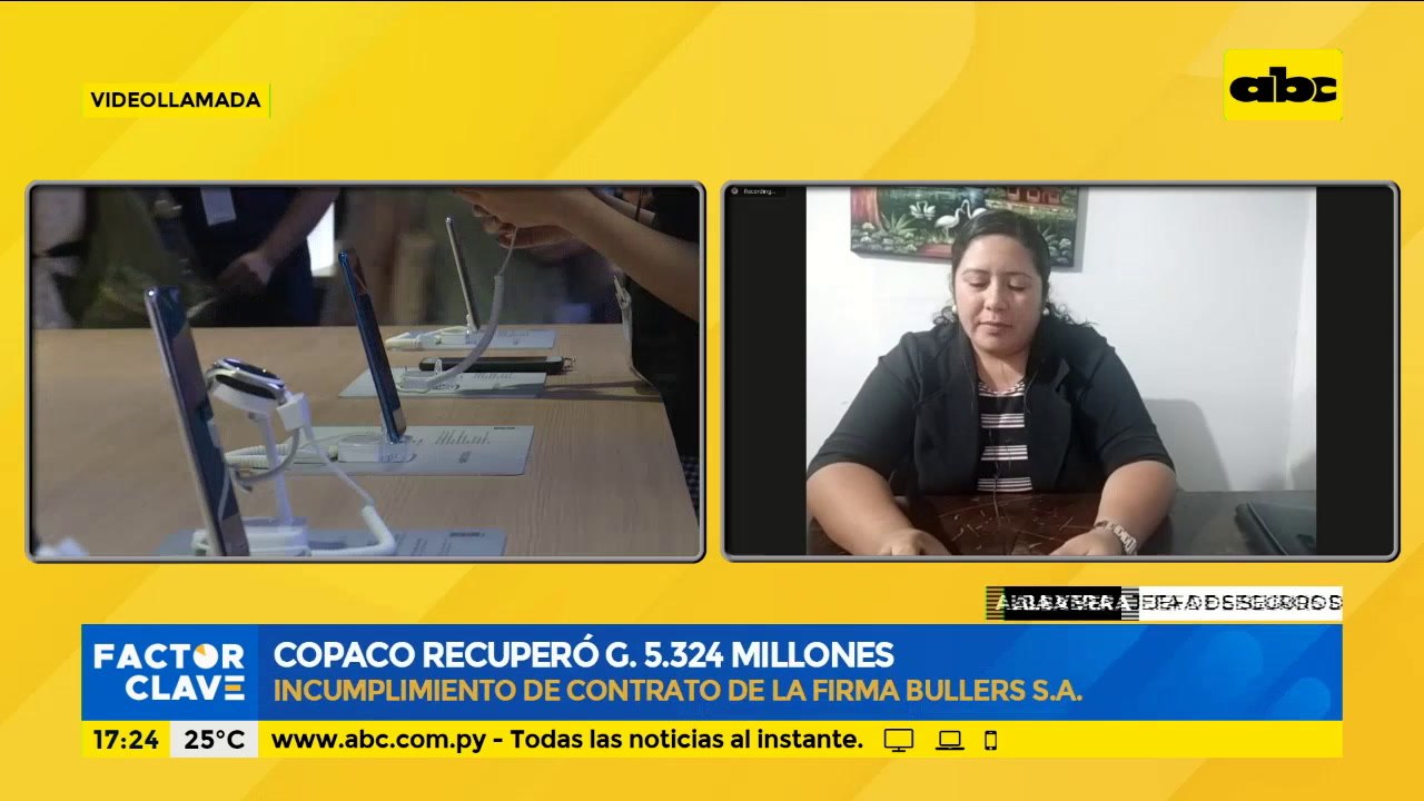 COPACO recuperó G. 5.324 millones por incumplimiento de contrato de Bullers S.A.