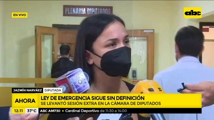 Ley de emergencia sigue sin definición, diputados dejaron sin quórum la sesión