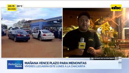 Mañana vence plazo para menonitas con entrega de víveres