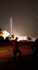 Así se incendió la subestación de Paranambú