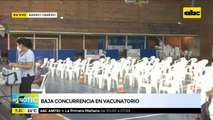 Baja concurrencia en vacunatorio de Barrio Obrero