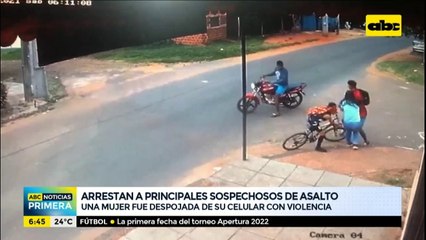 Arrestan a principales sospechosos de asalto a mujer y su hijo