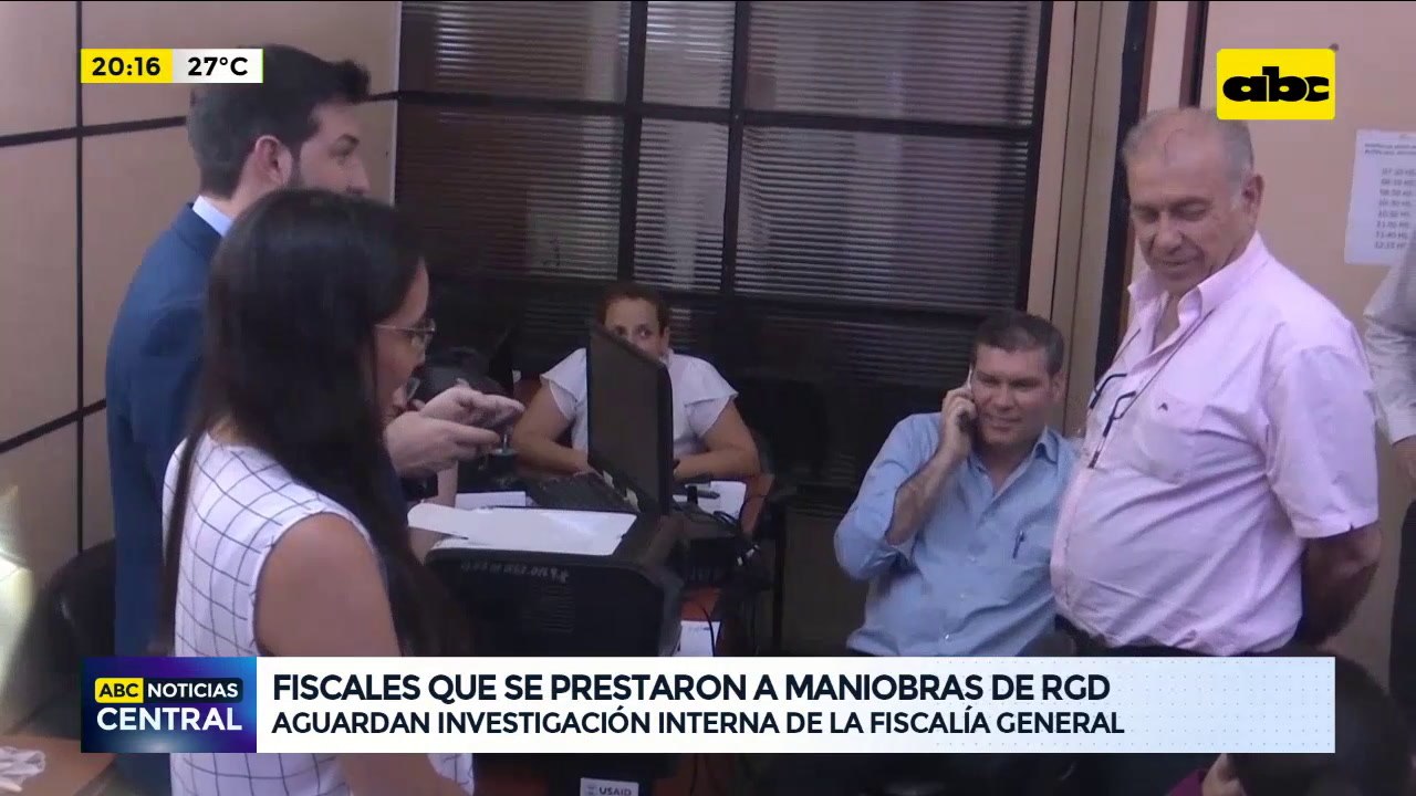 Fiscales que se prestaron a maniobras de RGD