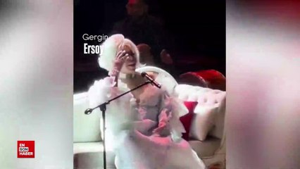 Bülent Ersoy, sahnede sinirlendi mikrofon fırlattı