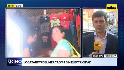 Locatarios del mercado 4 sin electricidad hace más de tres días