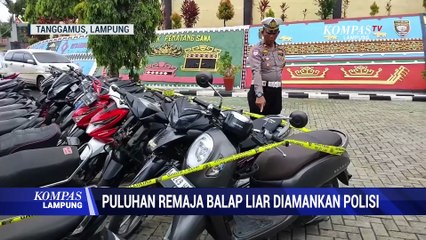 Puluhan Remaja Balap Liar Diamankan Polisi