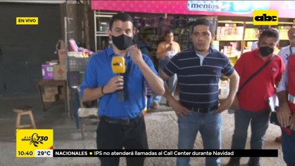 Juan Villalba inicia verificación en el mercado 4