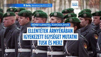 Feszültségek árnyékában próbált összezárni Berlinben Merz és Tusk