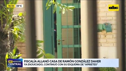 Fiscalía allanó casa de Ramón González Daher