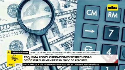 Esquema ponzi: Operaciones sospechosas
