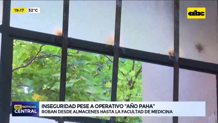 Inseguridades pese a operativo "año paha"
