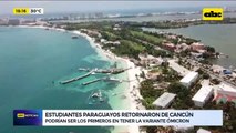 Estudiantes paraguayos retornaron de Cancún