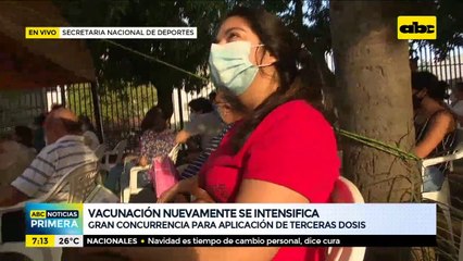 Vacunación nuevamente se intensifica en la SND