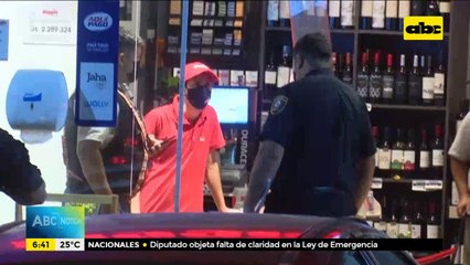 Asaltan un local de Biggie en Asunción
