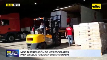 MEC: Distribución de kits escolares