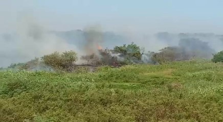 Así se incendia el Banco San Miguel en la Costanera