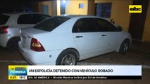 Un expolicía detenido con un vehículo robado