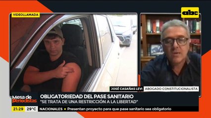 Posible obligatoriedad del pase sanitario