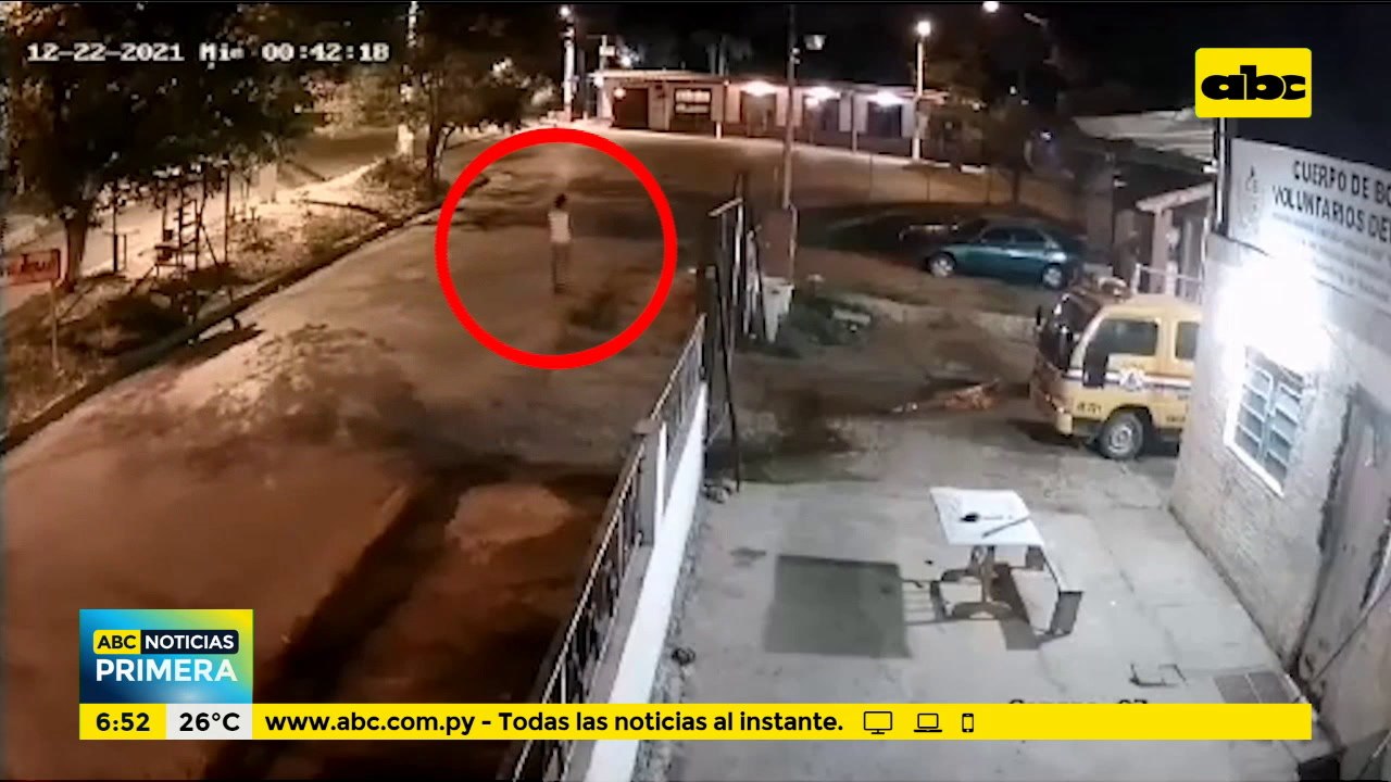 Detienen a joven por robar a bomberos de Zeballos Cué