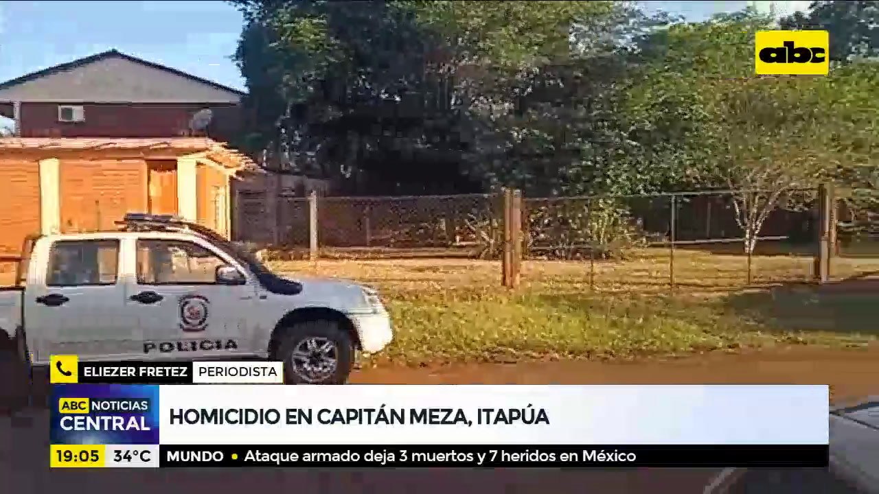 Homicidio en Capitán Meza
