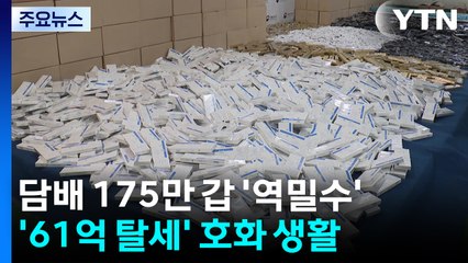 담배 175만 갑 '역밀수'...'61억 탈세' 호화 생활 / YTN
