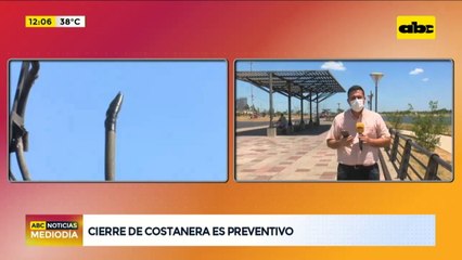 Cierre de la Costanera es preventivo, afirman