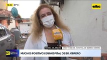 Muchos positivos en Hospital de B. Obrero