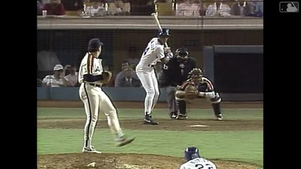 Darryl Strawberry's 3-run home run in the bottom of the 13th gives the Dodgers the win (8/16/91)