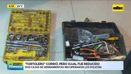 “Tortolero” corrió, pero igual fue reducido