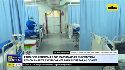 1.700.000 personas no vacunadas en Central