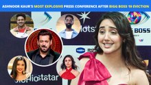 #biggboss: Ashnoor Kaur's Most Explosive Press Conference After Bigg Boss 19 Eviction | Salman Khan