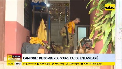 Camiones De Bomberos, Sobre Tacos En Lambaré