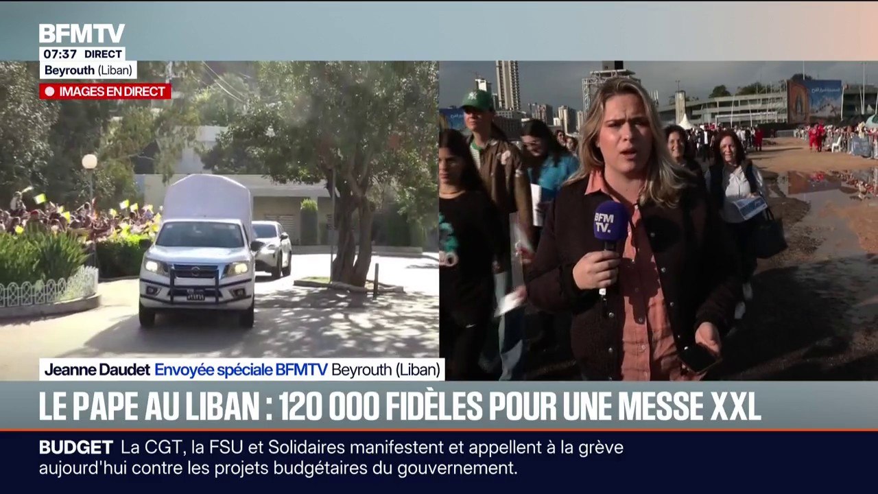 Liban: 120.000 fidèles réunis pour une grande messe en présence du pape Léon XIV