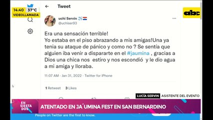 Ja´umina Fest: asistente lamenta falta de control