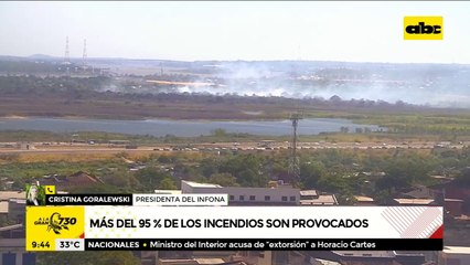 INFONA: Más del 95 por ciento de los incendios son provocados