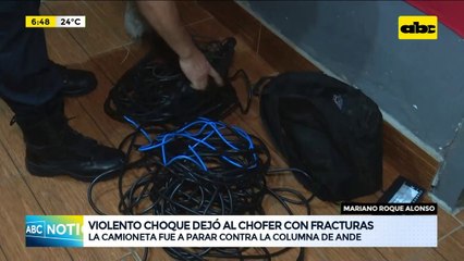 Detenido en Ypané con cables en una bolsa