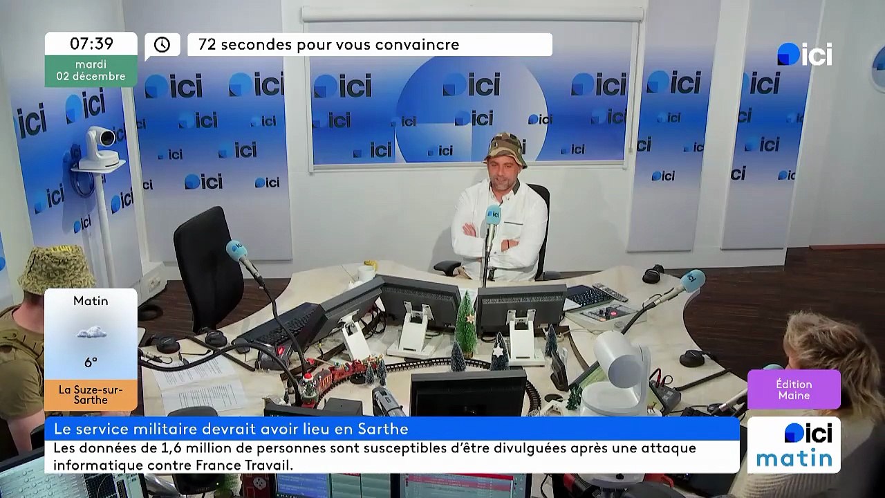 72 secondes pour convaincre que le service militaire doit se faire en Sarthe