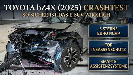 Kompaktes E-SUV im Check: Toyota bZ4X Crashtest 2025 erklärt