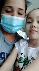 Nahiara Jazmín y su mamá ruegan por un donante