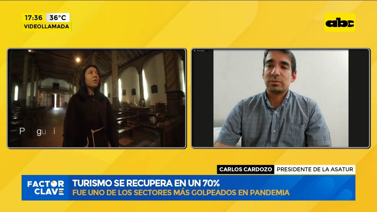 Sector turismo se recuperó en un 70% tras ser uno de los más afectados en pandemia