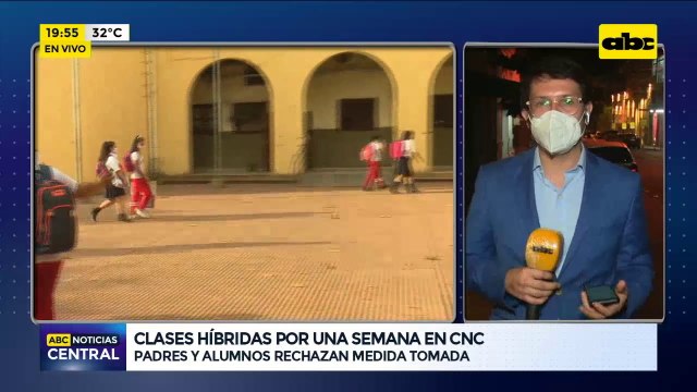 Clases híbridas en CNC genera disgusto de alumnos y padres