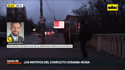 Encargado de negocios del Paraguay en Rusia sobre lo que observa del conflicto con Ucrania