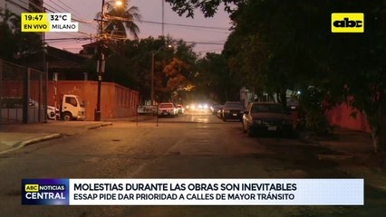 Molestias durante obras de ESSAP son inevitables