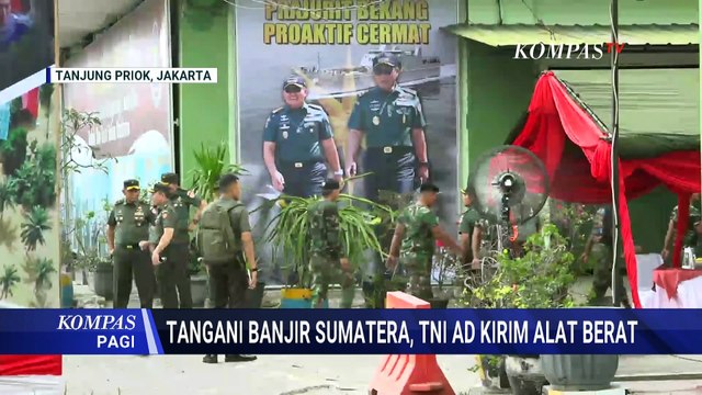 KSAD TNI Maruli Simanjuntak Lepas Kapal Bantuan untuk Korban Banjir Sumut, Sumbar dan Aceh