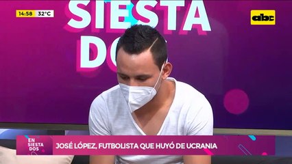 José Ariel López, el futbolista paraguayo que huyó de Ucrania