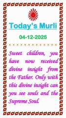 🇲🇰 Essence of Today’s Murli 4 December 2025 English in Male Voice| BRAHMA KUMARIS