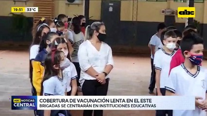 vacunación contra el COVID 19 en Alto Paraná no logró superar el 50% de cobertura en primer día