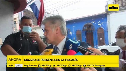 Giuzzio suma elementos a su denuncia contra Cartes