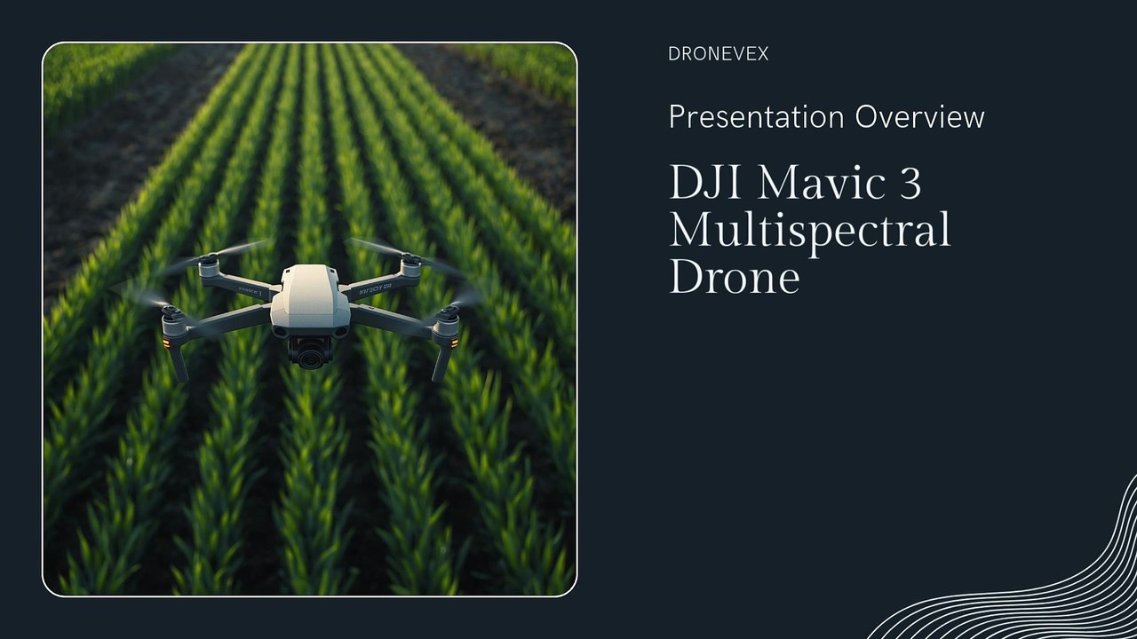 DJI Mavic 3 Multispectral Drone for Agriculture: Advanced Crop Insights