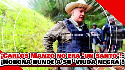 🔥🚨¡CARLOS MANZO NO ERA UN SANTO! ¡NOROÑA DESTROZA el RELATO de SU ‘VIUDA NEGRA’ GRECIA QUIROZ!